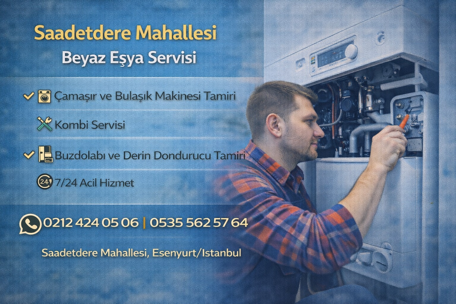 Saadetdere Beyaz Eşya Servisi